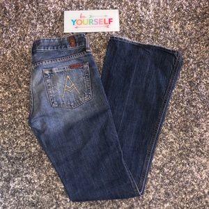 7 For All Mankind “A Pocket” bootcut jeans